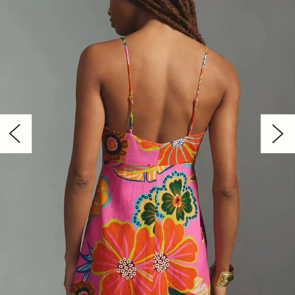 NWT FARM Rio Garden Wrap-Style Mini Dress - Picture 2 of 10